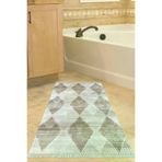 Dekoreko F5131K1-9 Kaymaz Taban Djt Banyo Halısı Trend Saçaklı Iskandinav F5131 Kahve