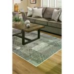 Dekoreko F5132D2-7 Kaymaz Taban Djt Salon Halısı Yıldız Deri Iskandinav F5132 Kahve