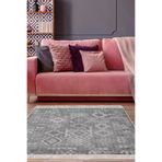 Dekoreko F5137K1-7 Kaymaz Taban Djt Salon Halısı Trend Saçaklı Iskandinav F5137 Antrasit