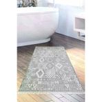 Dekoreko F5137K1-9 Kaymaz Taban Djt Banyo Halısı Trend Saçaklı Iskandinav F5137 Antrasit
