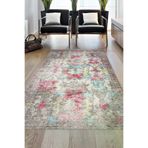 Dekoreko F5138K2-7 Kaymaz Taban Djt Salon Halısı Trend Modern F5138 Renkli