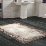 Dekoreko Kaymaz Taban Djt Banyo Halısı Star Pamuk Modern F5049 Gri
