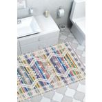 Dekoreko Kaymaz Taban Djt Banyo Halısı Trend Iskandinav F5014 Renkli F5014K2-9