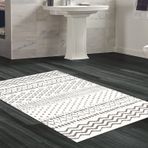 Dekoreko Kaymaz Taban Djt Banyo Halısı Trend İskandinav F5086 Fuşya