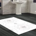Dekoreko Kaymaz Taban Djt Banyo Halısı Trend Modern 1494 Gri