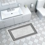 Dekoreko Kaymaz Taban Djt Banyo Halısı Trend Modern 626M