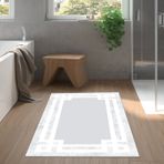 Dekoreko Kaymaz Taban Djt Banyo Halısı Trend Modern 657M Camel