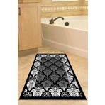 Dekoreko Kaymaz Taban Djt Banyo Halısı Trend Modern 700m Siyah 700MK2-9
