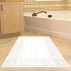 Dekoreko Kaymaz Taban Djt Banyo Halısı Trend Modern M5076 Pembe