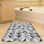 Dekoreko Kaymaz Taban Djt Banyo Halısı Trend Saçaklı Modern 1944 Renkli
