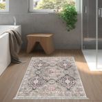 Dekoreko Kaymaz Taban Djt Banyo Halısı Trend Saçaklı Modern 659M
