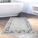 Dekoreko Kaymaz Taban Djt Banyo Halısı Trend Saçaklı Modern 691M Camel