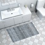 Dekoreko Kaymaz Taban Djt Banyo Halısı Yıldız Deri İskandinav F5087 Turkuaz