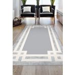 Dekoreko Kaymaz Taban Djt Salon Halısı Trend Modern 657m Gri 657MK2-7