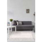 Dekoreko Kaymaz Taban Djt Salon Halısı Yıldız Deri Modern M5076 Mavi M5076D2-7