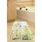 Dekoreko M12271P1-9 Kaymaz Taban Djt Banyo Halısı Star Pamuk Saçaklı Modern M12271 Hardal