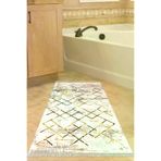 Dekoreko M5026K1-9 Kaymaz Taban Djt Banyo Halısı Trend Saçaklı Modern M5026 Gold