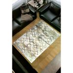 Dekoreko M5026P2-7 Kaymaz Taban Djt Salon Halısı Star Pamuk Modern M5026 Gold