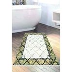 Dekoreko M5129K1-9 Kaymaz Taban Djt Banyo Halısı Trend Saçaklı Modern M5129 Sarı