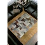 Dekoreko Mu113P2-7 Kaymaz Taban Djt Salon Halısı Star Pamuk Modern Mu113 Kahve