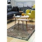 Dekoreko Mu118P2-7 Kaymaz Taban Djt Salon Halısı Star Pamuk Modern Mu118 Kahve