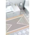 Dekoreko P1526K2-9 Kaymaz Taban Djt Banyo Halısı Trend Modern P1526 Krem