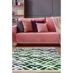 Dekoreko S5039D1-7 Kaymaz Taban Djt Salon Halısı Yıldız Deri Saçaklı Iskandinav S5039 Gri
