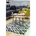 Dekoreko S5039K2-7 Kaymaz Taban Djt Salon Halısı Trend Iskandinav S5039 Gri