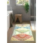 Dekoreko S5047K2-9 Kaymaz Taban Djt Banyo Halısı Trend Iskandinav S5047 Renkli