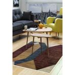 Dekoreko S6506K2-7 Kaymaz Taban Djt Salon Halısı Trend Modern S6506 Renkli