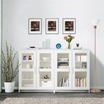 Dekorex Kns204 Beyaz Dört Kapaklı Konsol