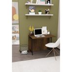 Dekorfim DF09101BR Katlanır Portatif Çalışma Masası - Y: 80 cm D: 60 cm G: 90 cm - Ceviz