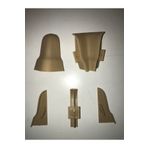 Dekorini Laminat Parke Süpürgelik Bağlantı Aparatı 6cm Sütlü Kahve Deco Corner