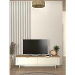 Dekorister Bohema Tv Sehpası Aytaşı - Sepet 180cm Çam