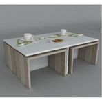 Dekorister Chest Beyaz / Cordoba Orta Sehpa