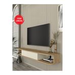 Dekorister Cross Tv Sehpası Sepet - Kumtaşı 150 Cm