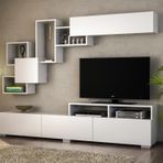 Dekorister Elit Beyaz Tv Ünitesi