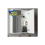 Dekorister Kayla Beyaz Banyo Üst Dolabı