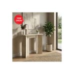 Dekorister Mara Modern Holl Antre Dresuar, Salon & Oturma Odası Mobilyası Traverten 90 cm