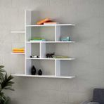 Dekorister Motif Beyaz Kitaplık 2