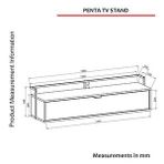 Dekorister Penta Tv Stand Sepet Çam