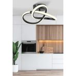 Dekorluna Alen Modern Plafonyer Siyah Beyaz Işık Tavana Sıfır Salon Mutfak Hol Led Avize