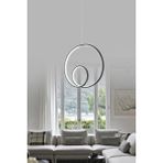 Dekorluna Juno Siyah Modern Led 4'lü Avize
