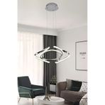 Dekorluna Modern Enzo Krom Sarkıt 35 cm Led Avize