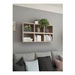 Dekormer Design Duvar Rafı Kitaplık Yatay Dikey Takım Cordoba