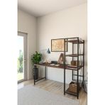 Dekormila Metal Çalışma Masası Ceviz - 140x65