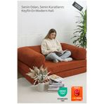 Dekoro GenZ Sofa Modern Yer Kanepesi Modüler Yataklı Lounge Gaming Koltuk Bondex Fitilli 140x70x28H CM