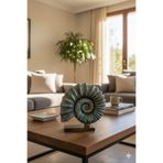 Dekoromi Lüks Kaideli Deniz Kabuğu Biblo 30x30cm - Ev Dekorasyon Ürünü ve Hediyelik Obje