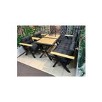 Dekoroom's 3-1-1-MASA BAHÇE BALKON MOBİLYASI ,ÇAY SETİ .BALKON TAKIMI, CAFE MOBİLYASI ZETA