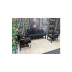 Dekoroom's Balkon, Bahce, Cafe - Mobilya, Metal Koltuk Takimi - 3+1+1/ Antrasit